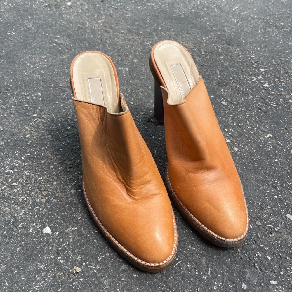 Michael Kor mule booties!super cute never worn like new :)